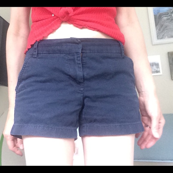 Navy J Crew Chino Short - Picture 3 of 5